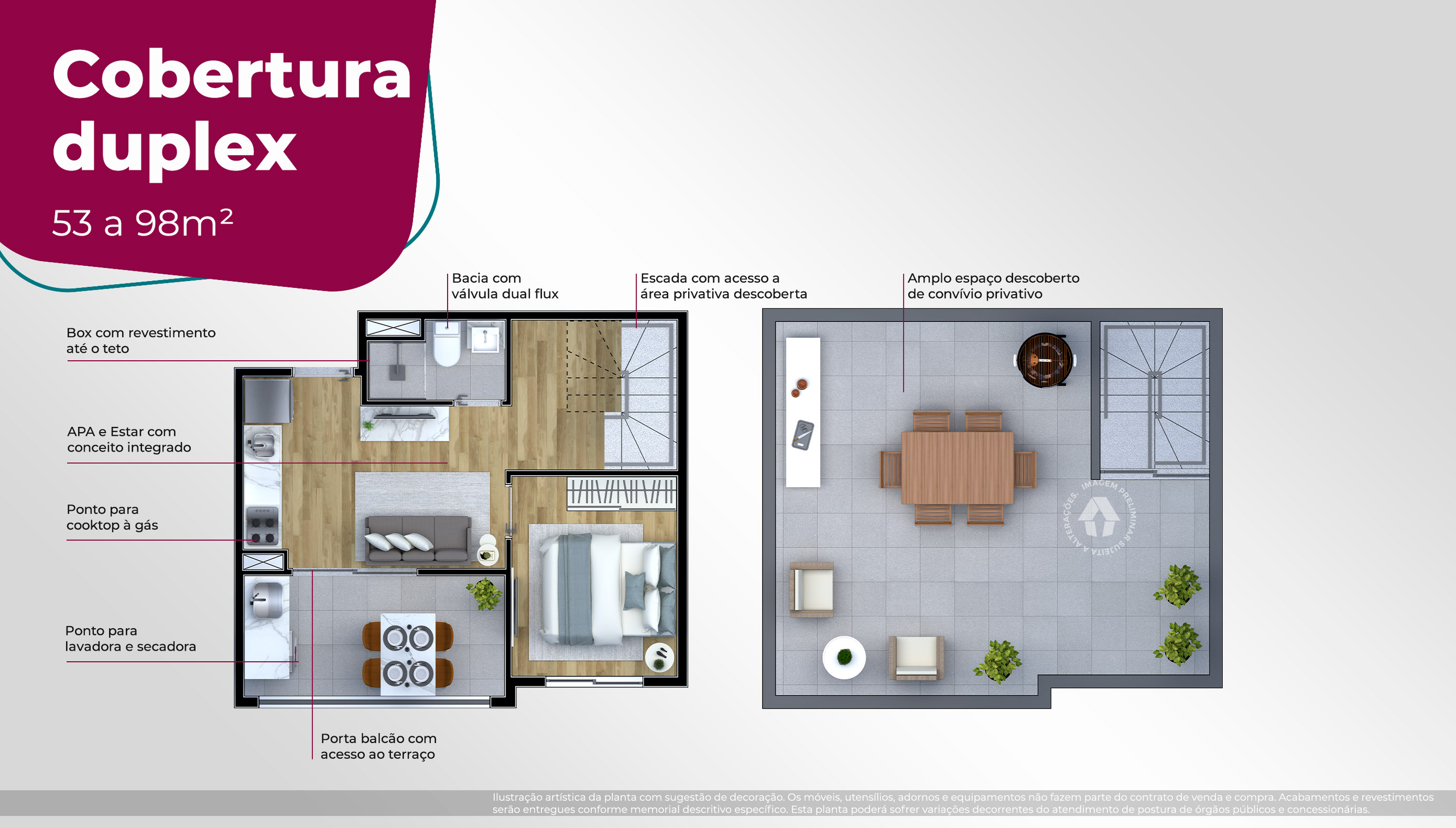Cobertura Duplex