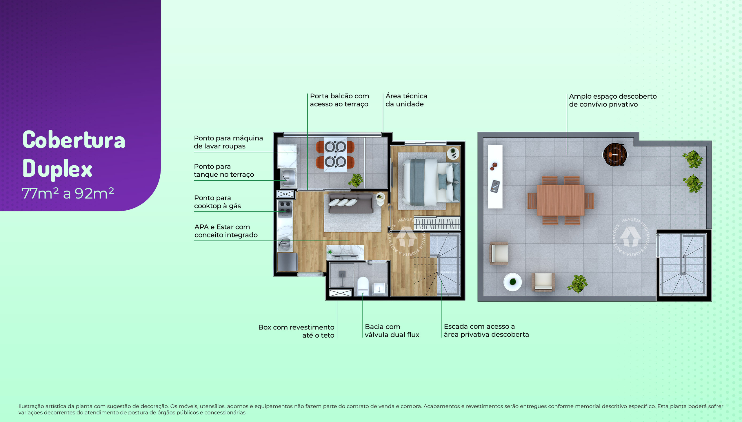 Cobertura Duplex