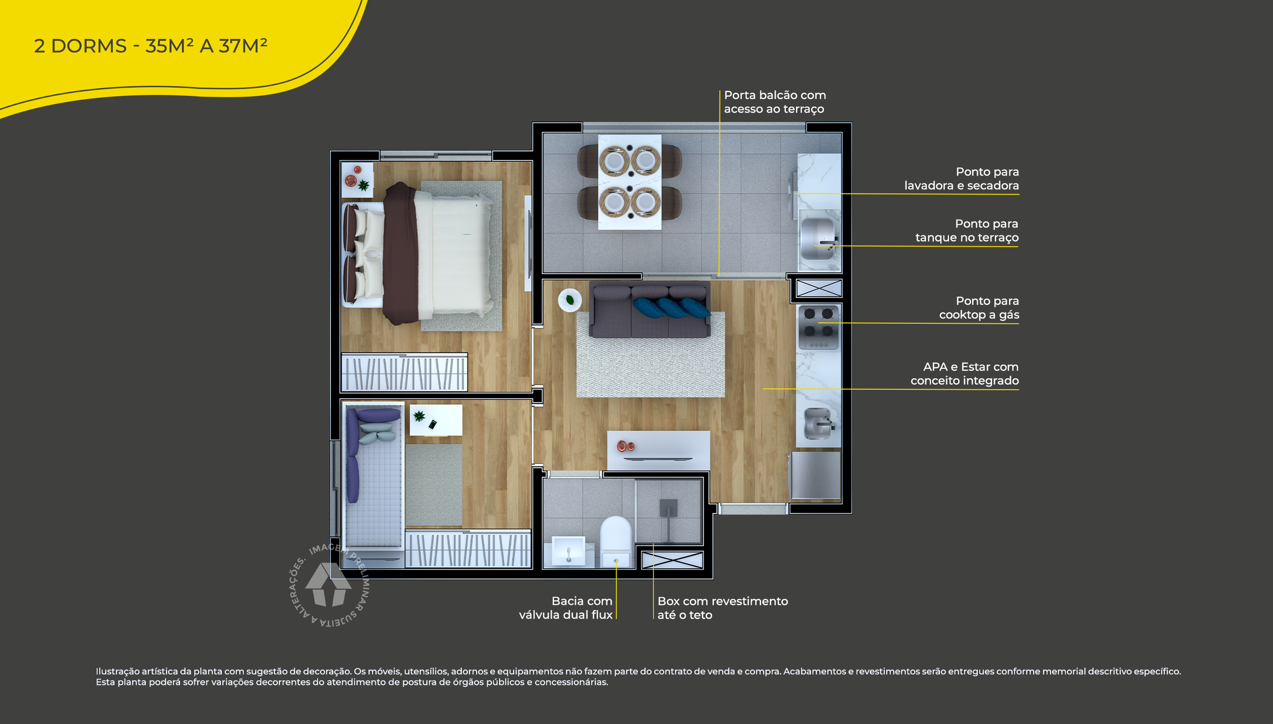 2 Dorms.