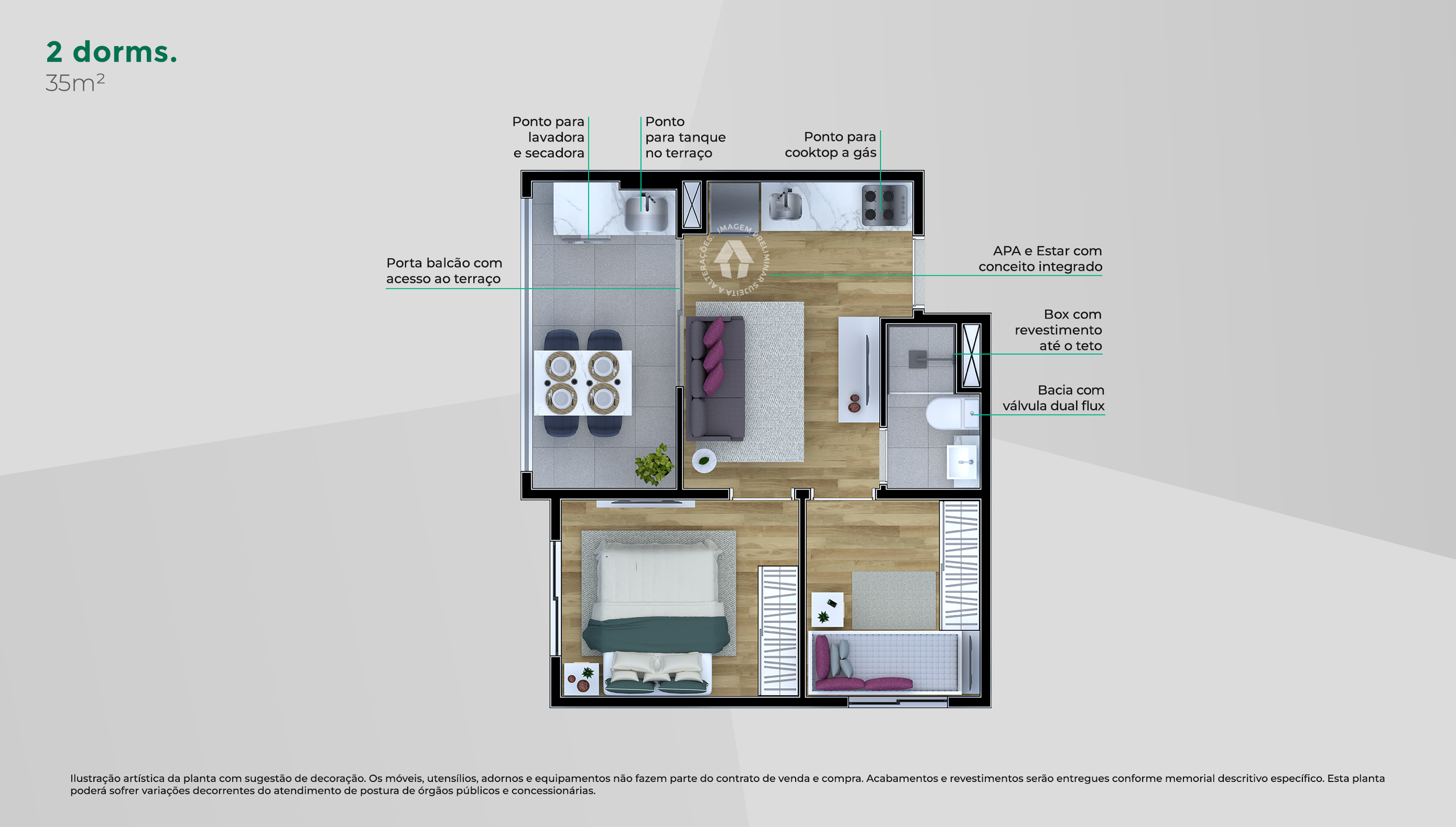 2 Dorms. 