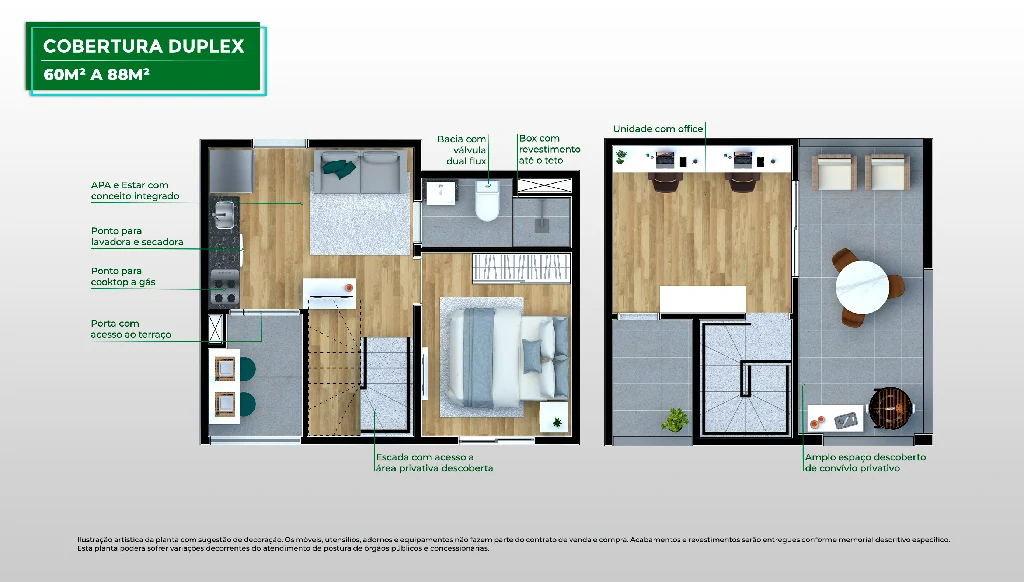 Cobertura Duplex