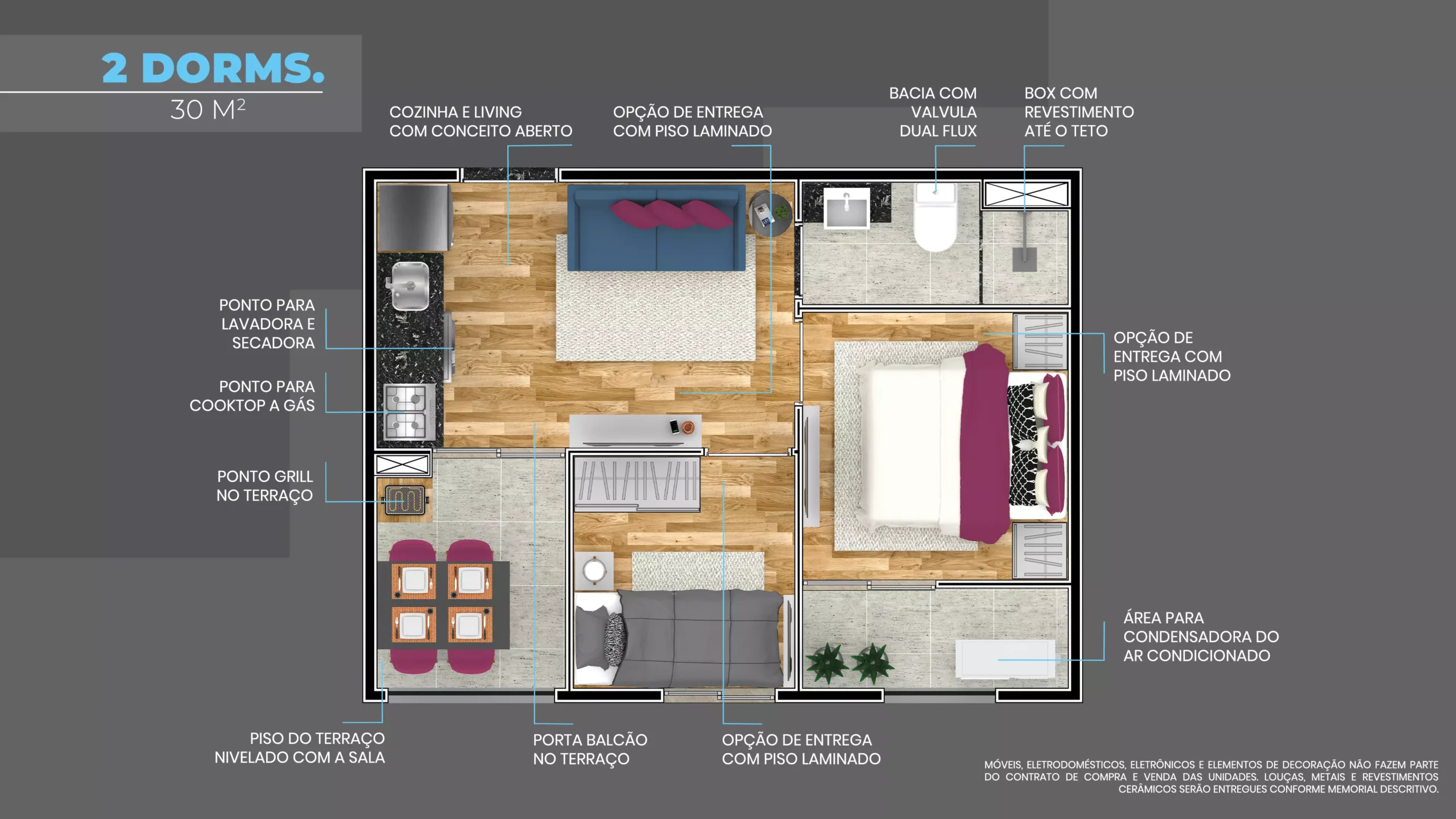 2 Dorms.