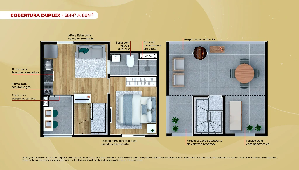 Cobertura Duplex