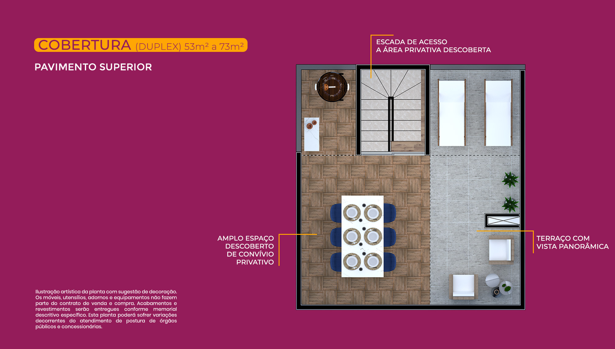 Cobertura Duplex (Pavimento Superior)