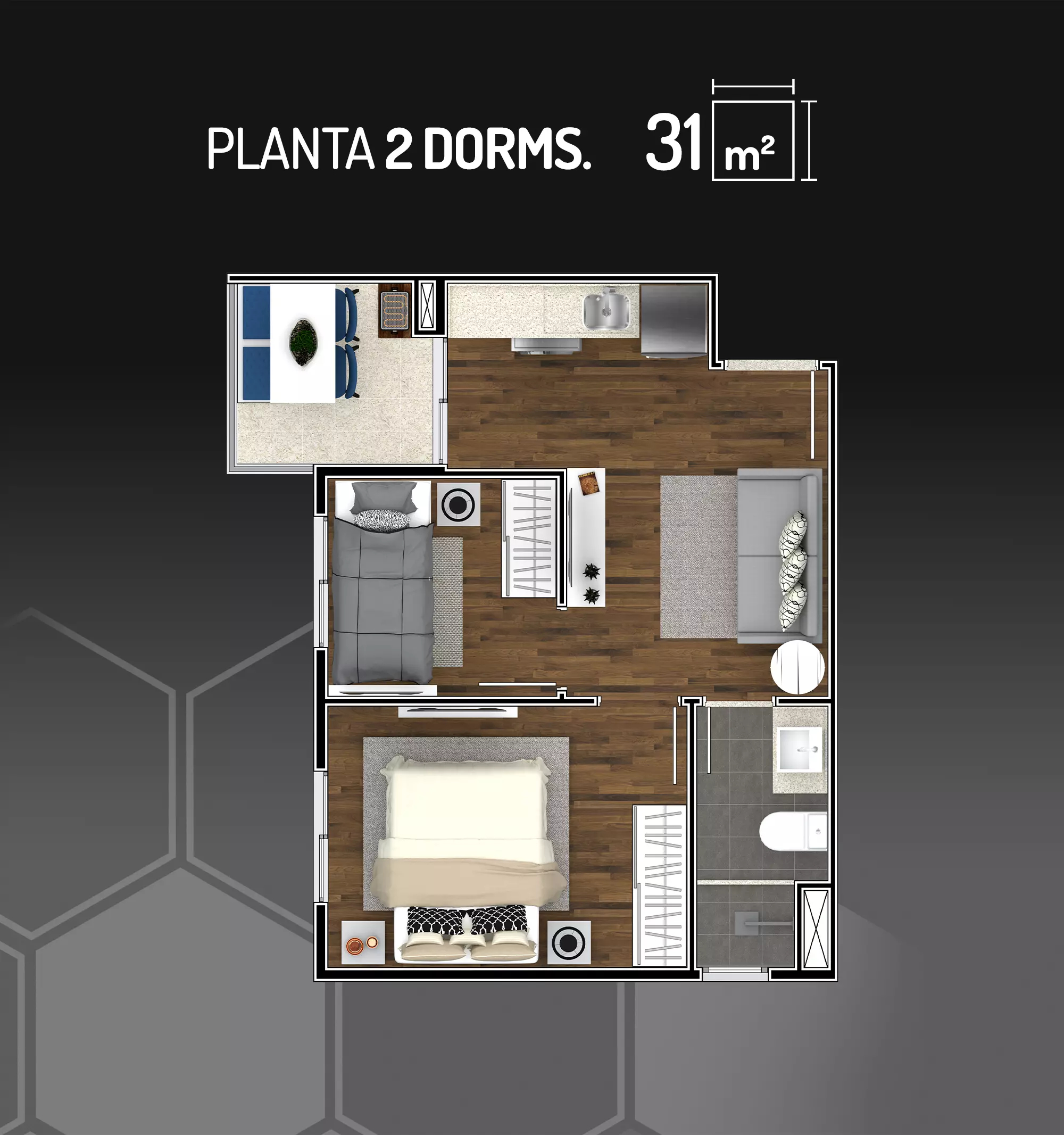 2 Dorms.