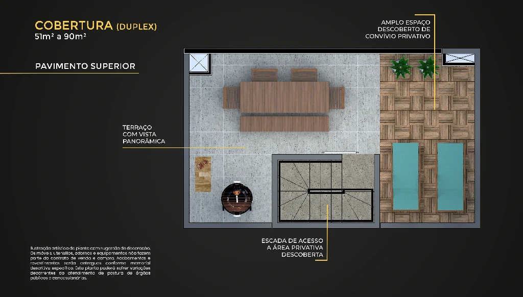 Cobertura Duplex