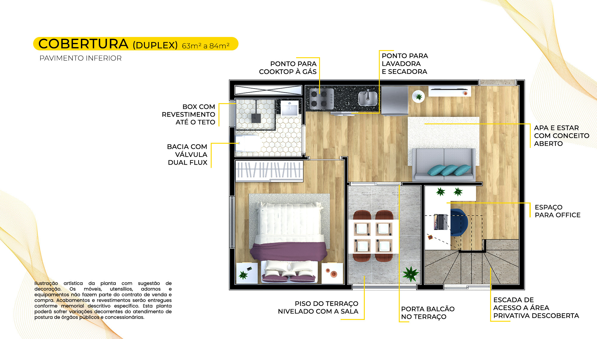 Cobertura Duplex (Inferior)
