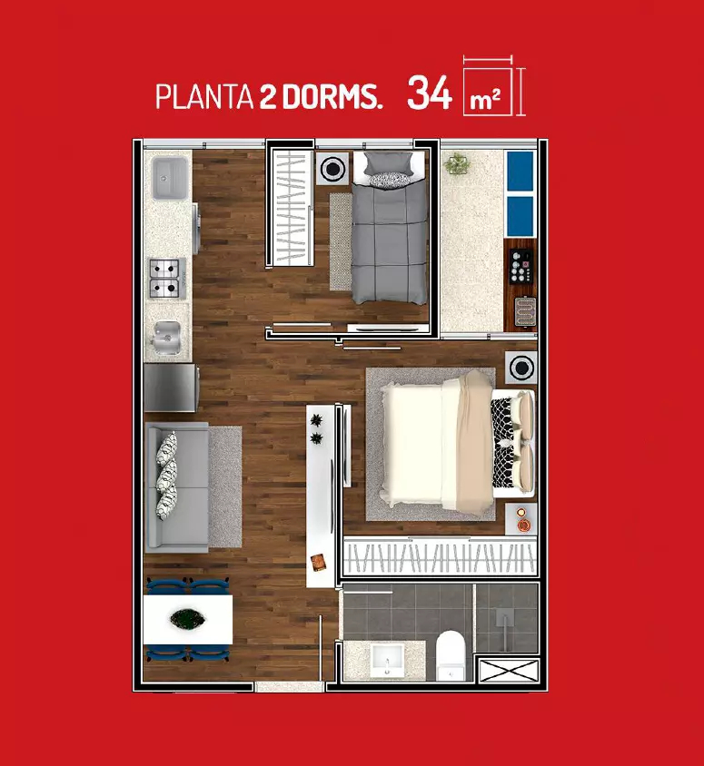 2 Dorms.