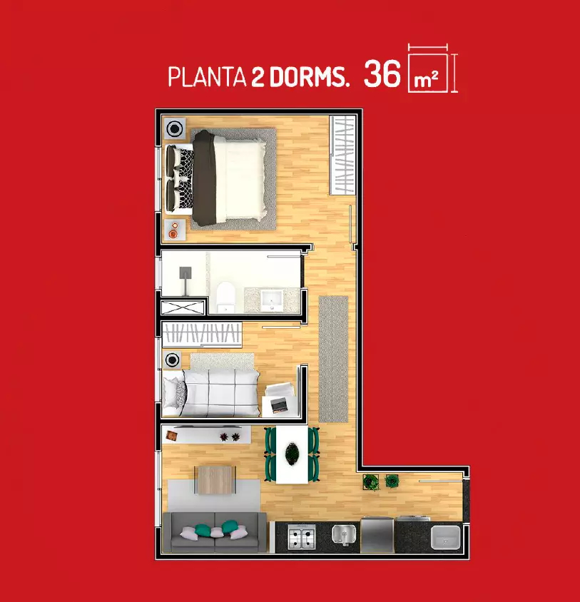 2 Dorms.