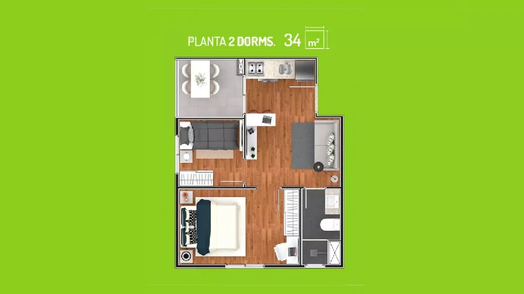 2 Dorms.