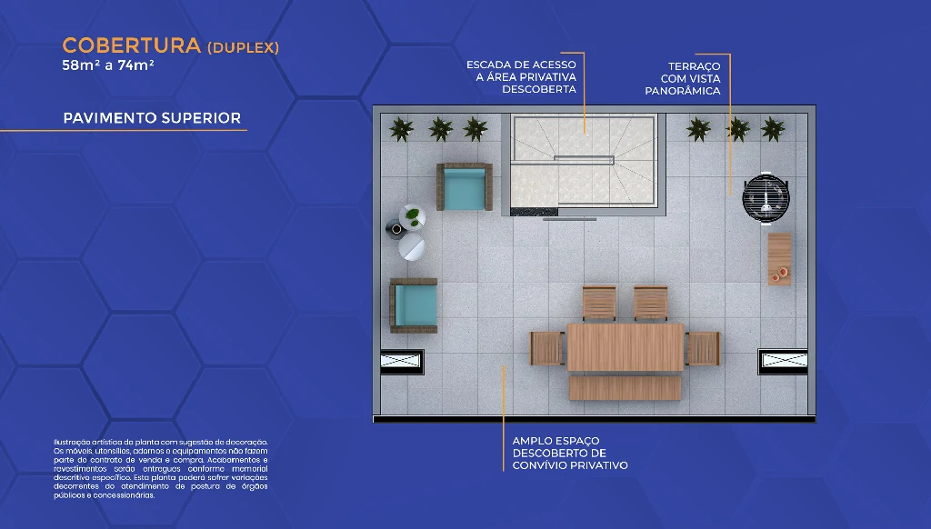 Cobertura Duplex (Pavimento Superior)