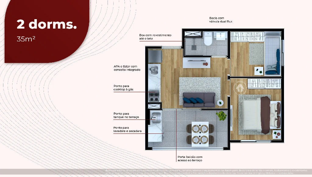 2 Dorms.