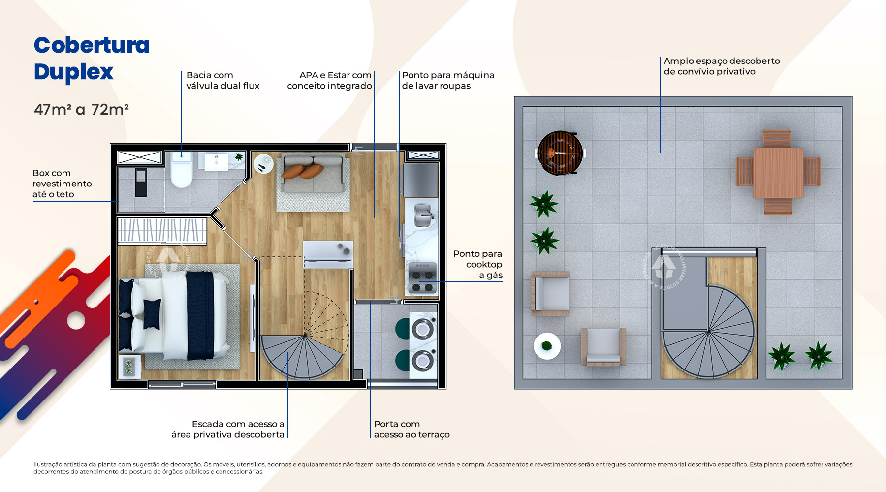 Cobertura Duplex