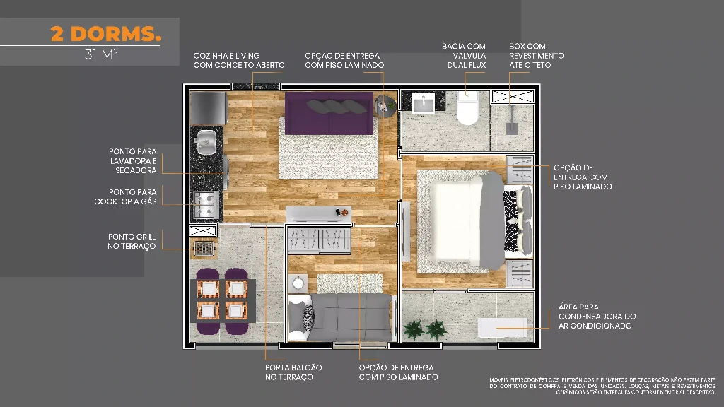 2 Dorms.
