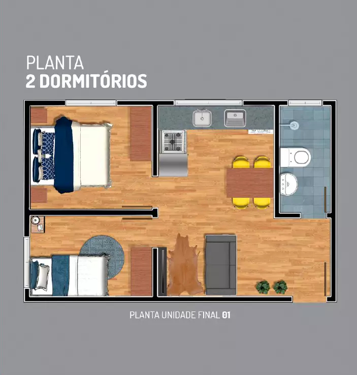 2 Dorms.