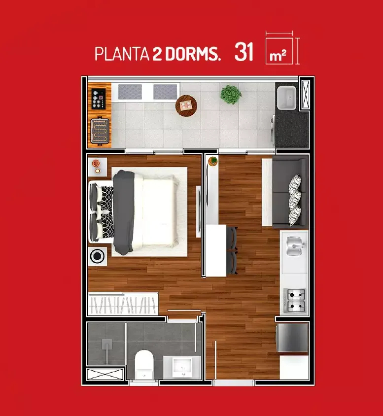 2 Dorms.