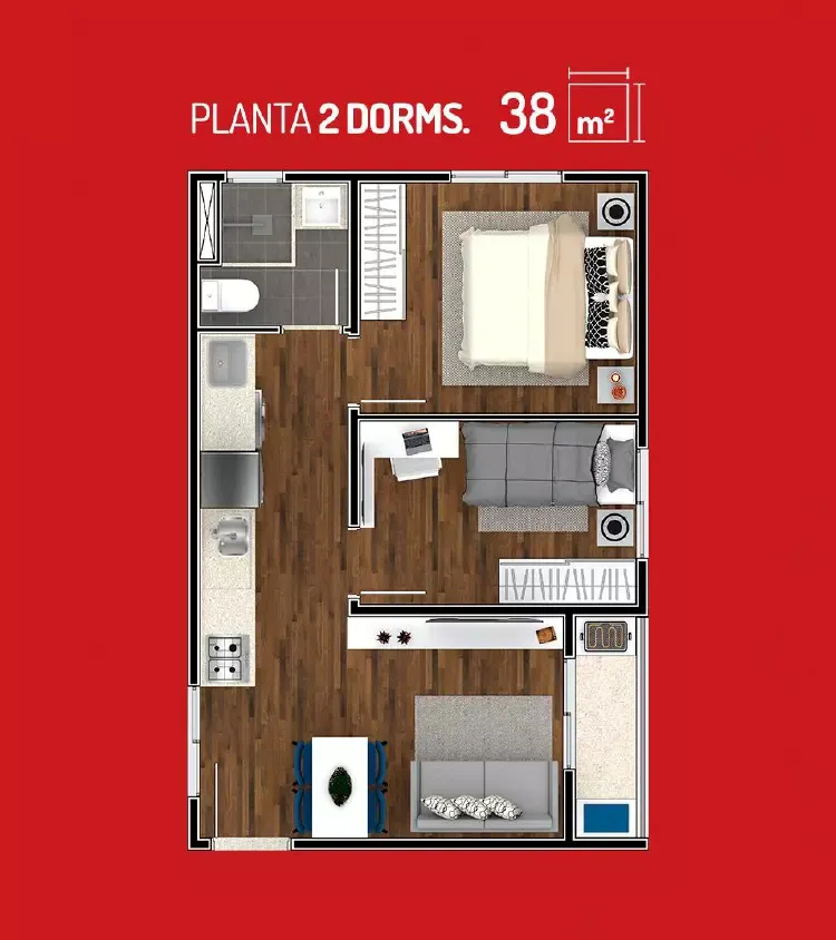 2 Dorms.