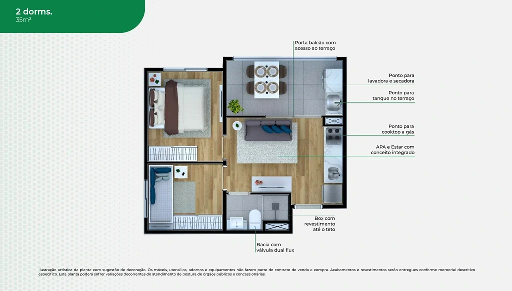 2 Dorms.