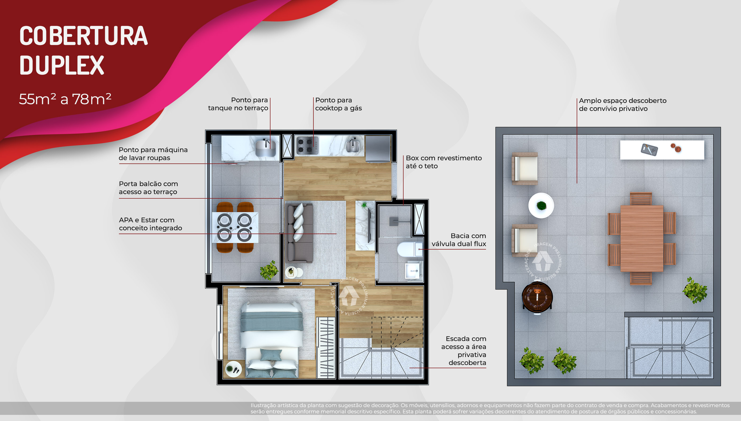 Cobertura Duplex 